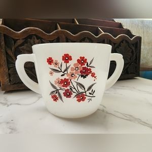 Vintage Fire King Primrose Sugar Bowl no lid